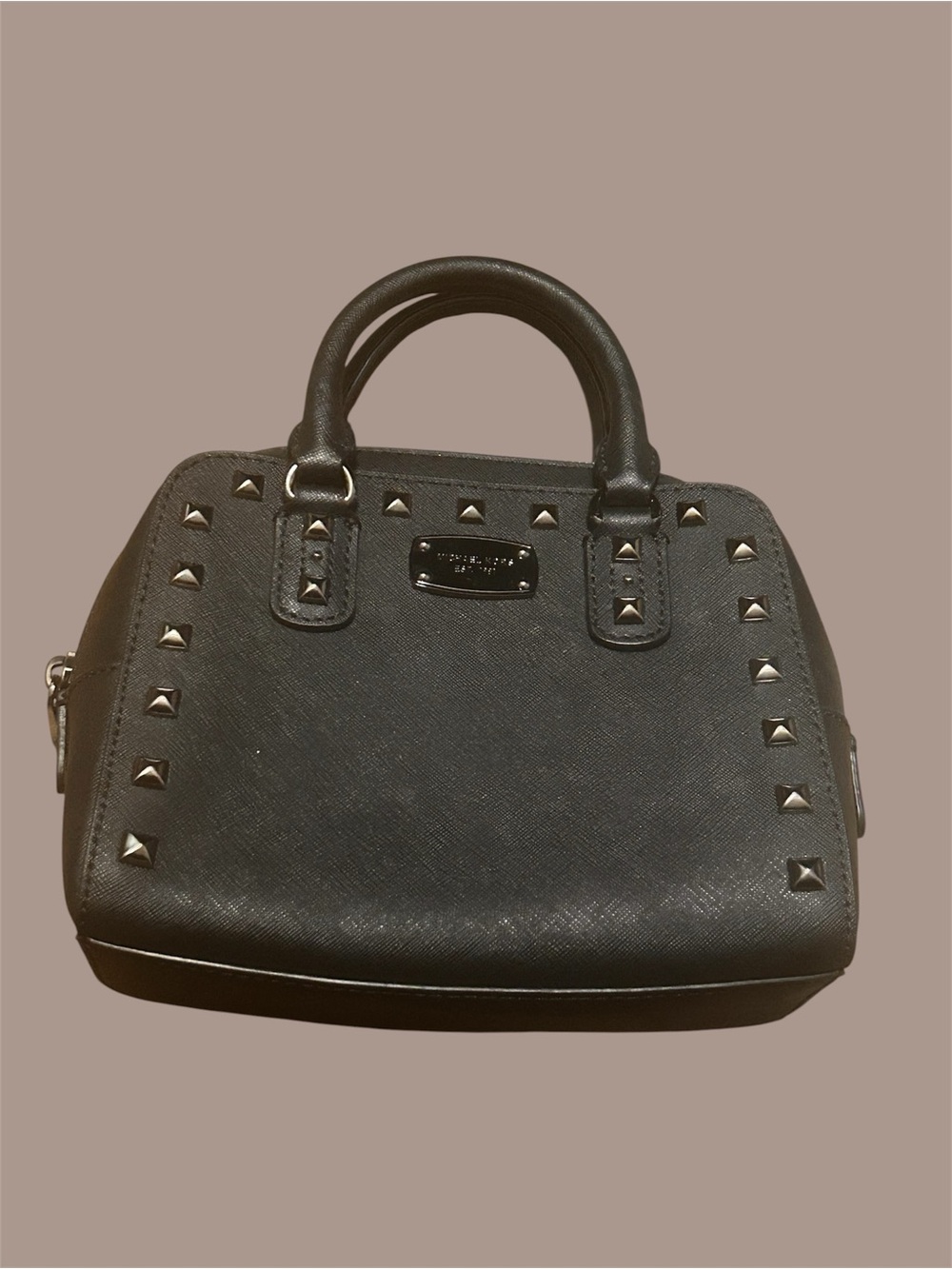 Michael Kors The Sandrine studded black mini bag - EUC